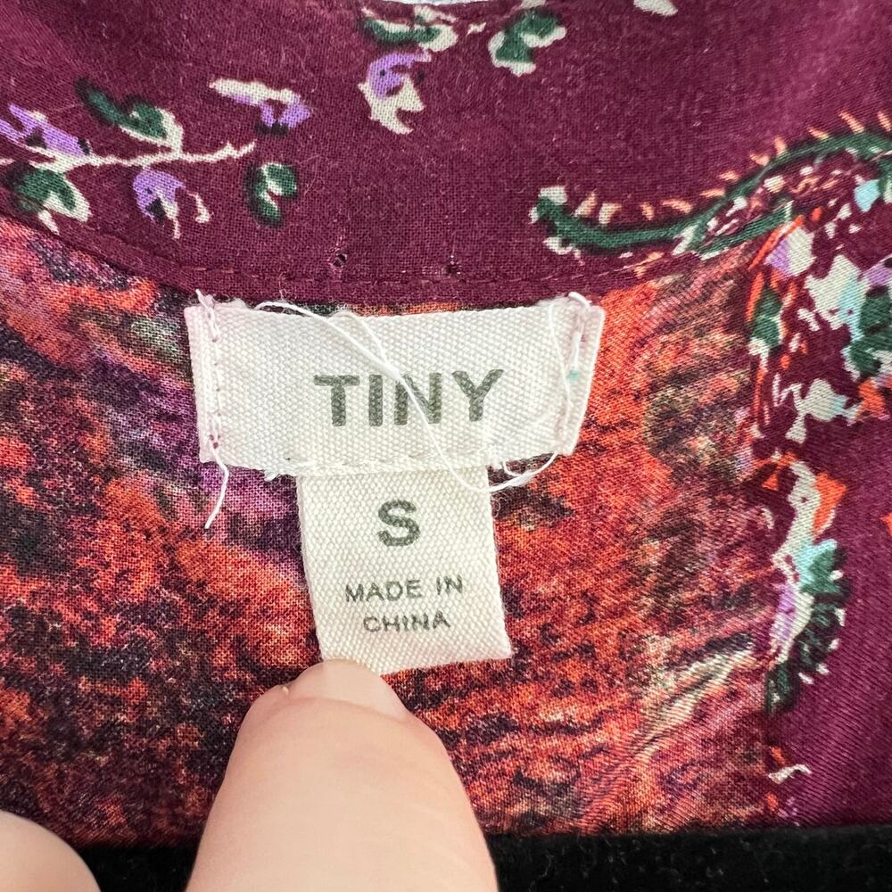 Tiny Anthropologie Gwen Patchwork Print Pocket Dr… - image 3